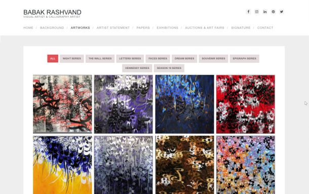 طراحی وب سایت  بابک رشوند