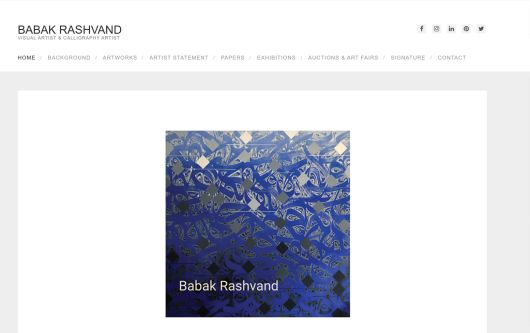 طراحی وب سایت  بابک رشوند